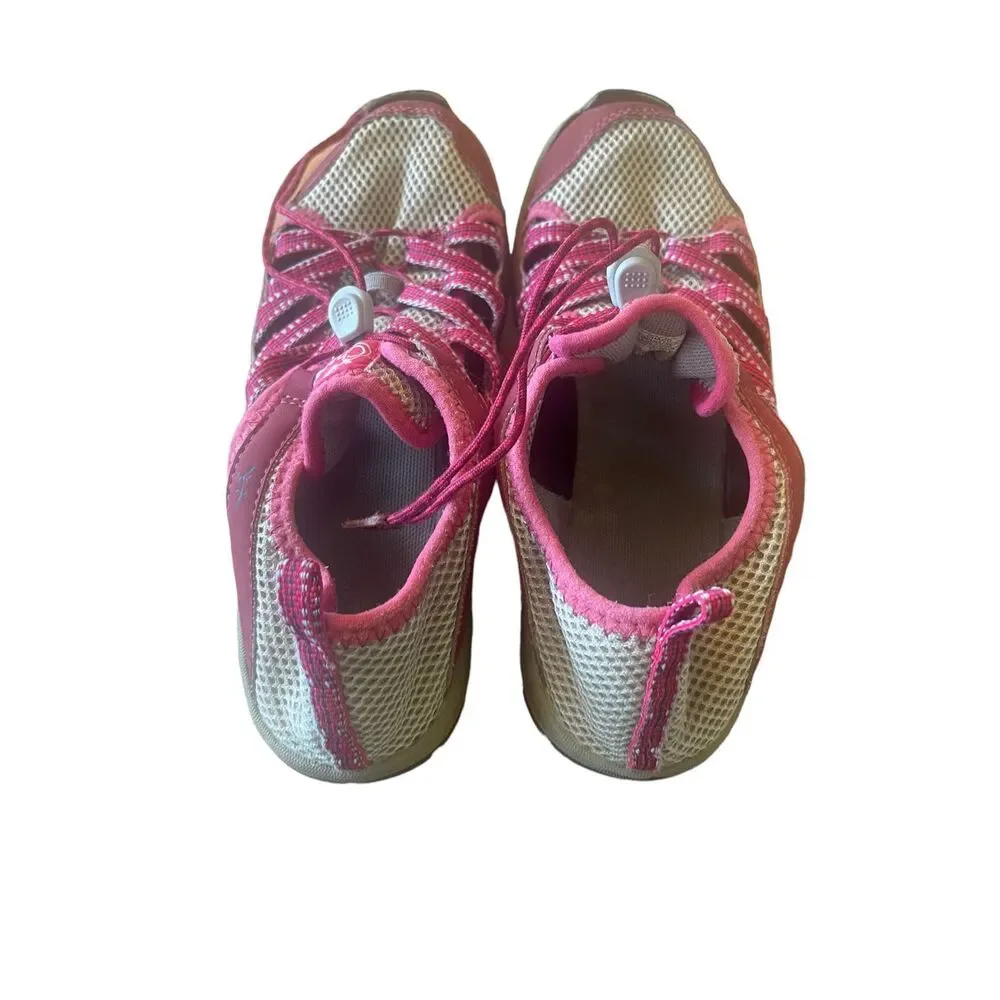 Chaco Girls Pink Outcross 2 Mesh Low Top Round Toe Water Sport Sandal Size 5